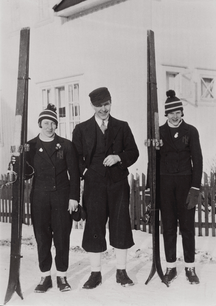 Johanne Kolstad, Daniel Karsrud og Nusse Braskerud ca.1935-40