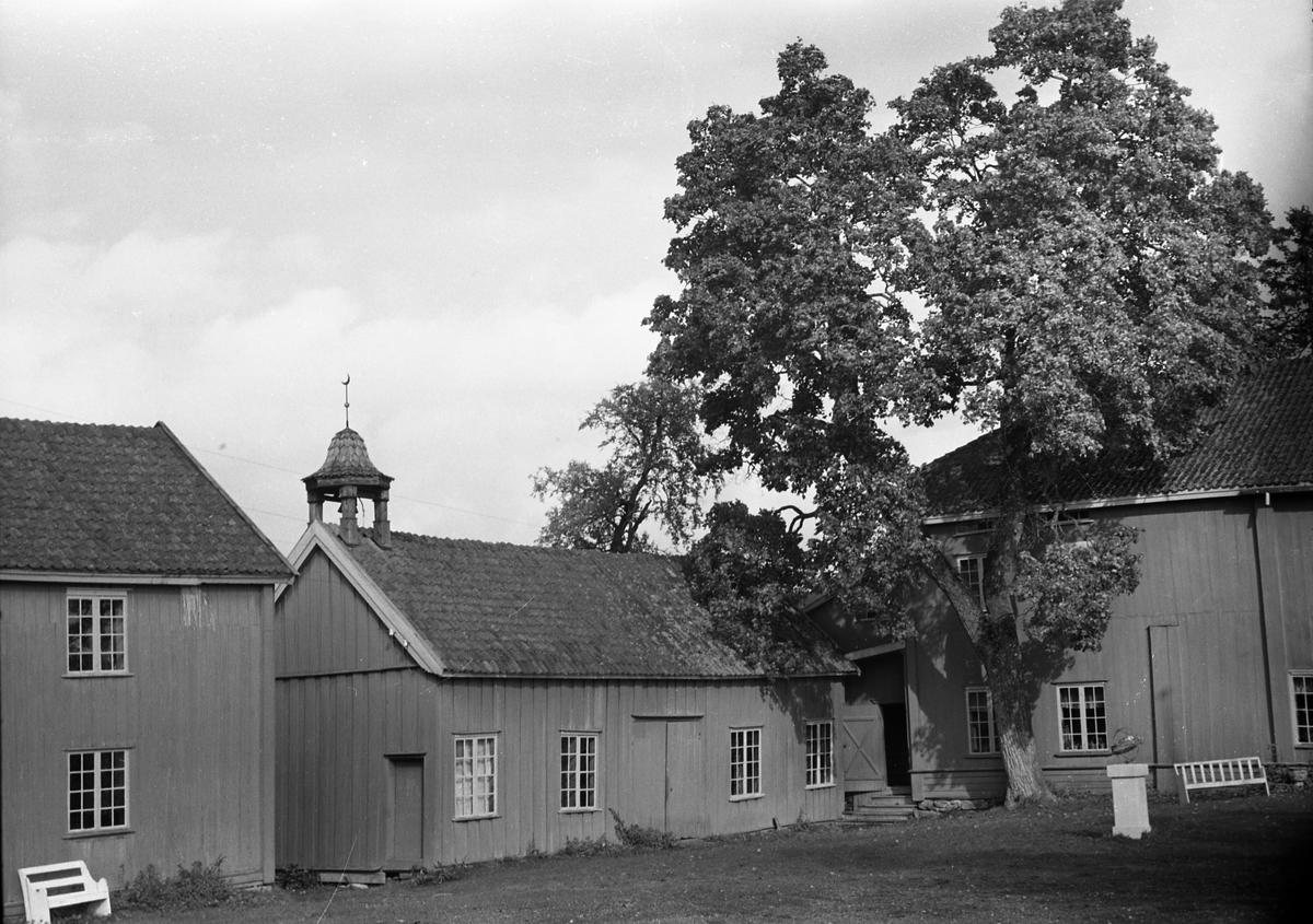 Fra amtmannsgården på Stenberg tidlig høst 1954.