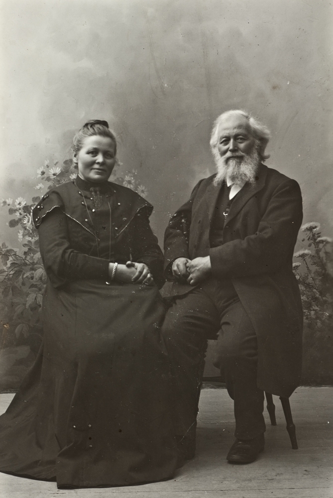 Ole Tobias Olsen og hans kone Christine (f.Dahl)