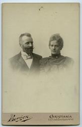 Hans Frederik Esbensen med frue Kitta, Februar 1899.