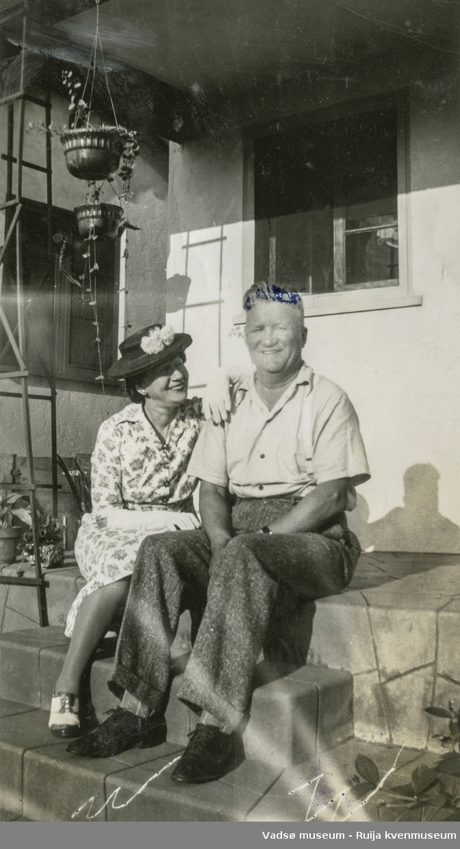 Sallie og Axel (Alfie) Niska, 1945.
