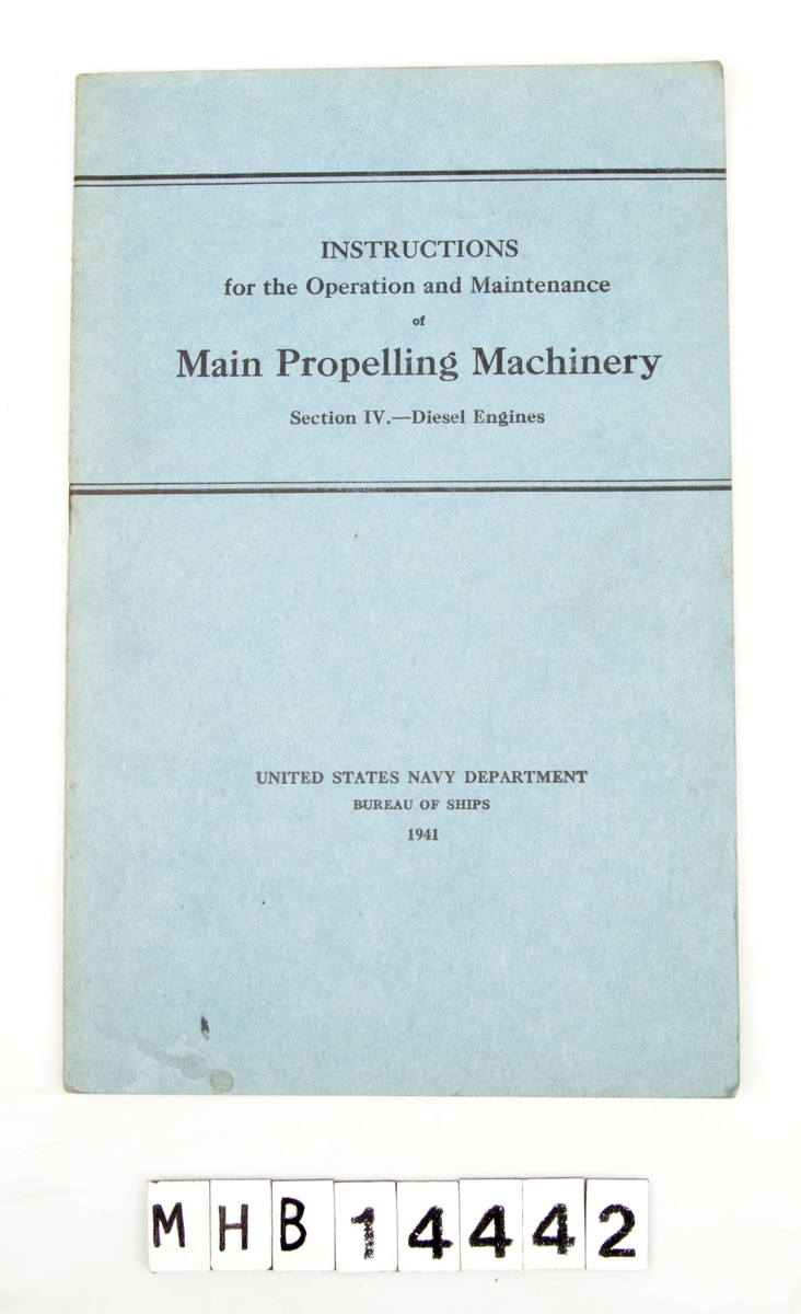 Opptrykk av kap. 7 av «Manual of Egineering Instructions».  1936 (1941). s. 401-128.