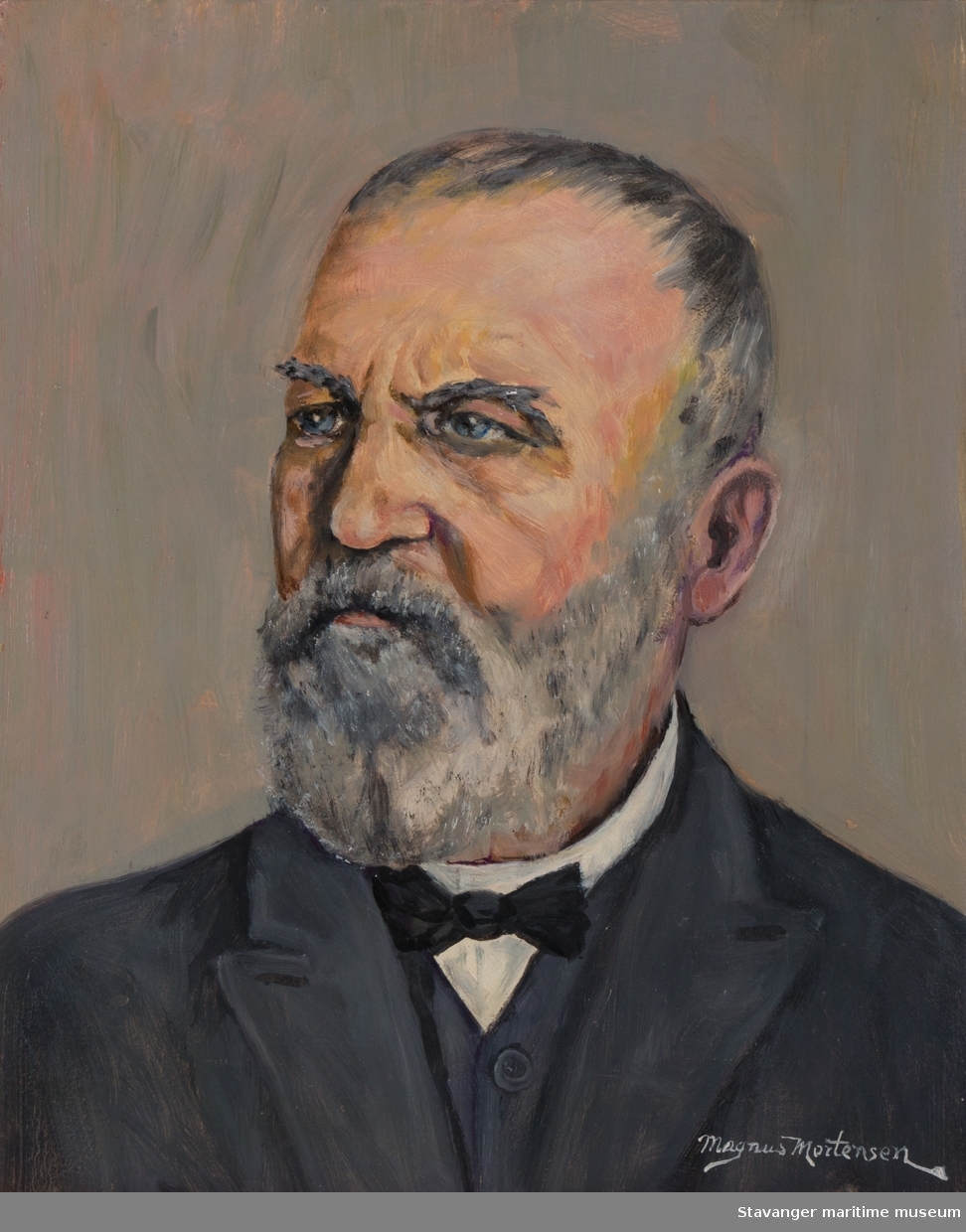 Portrett av kaptein H. C. Pedersen