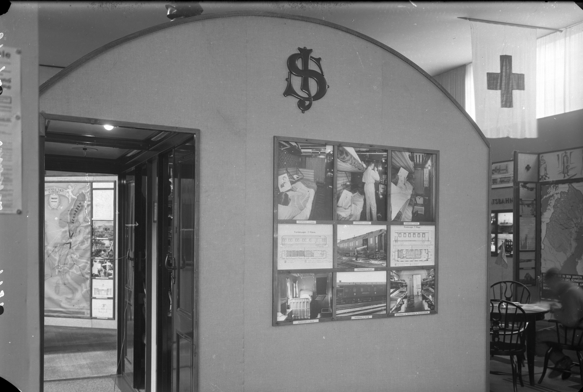 Statens Järnvägars utställning på den internationella hygienutställningen i Dresden 1930-31.