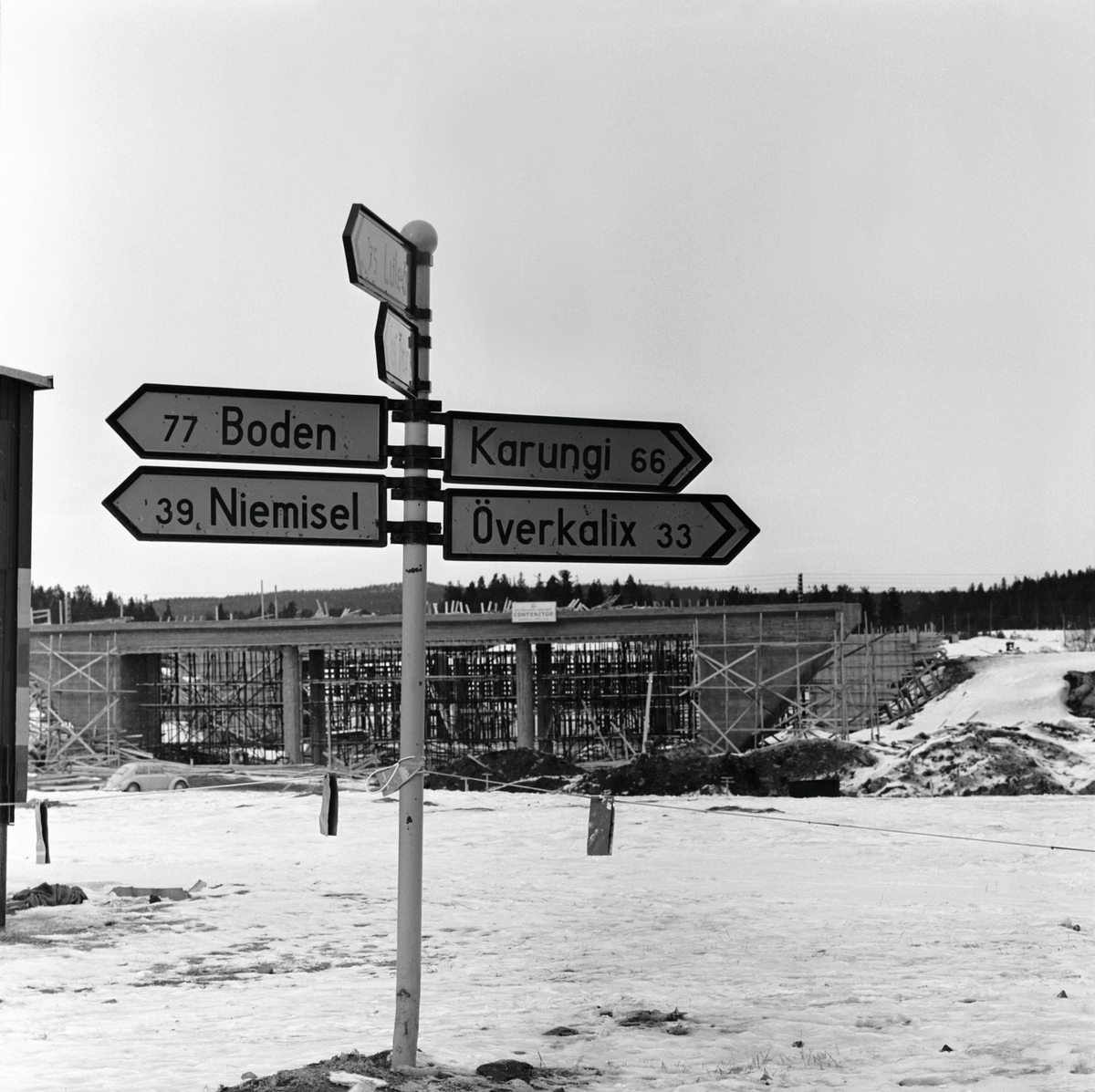 Stations- och vägskyltar, (Morjärv), Töre socken