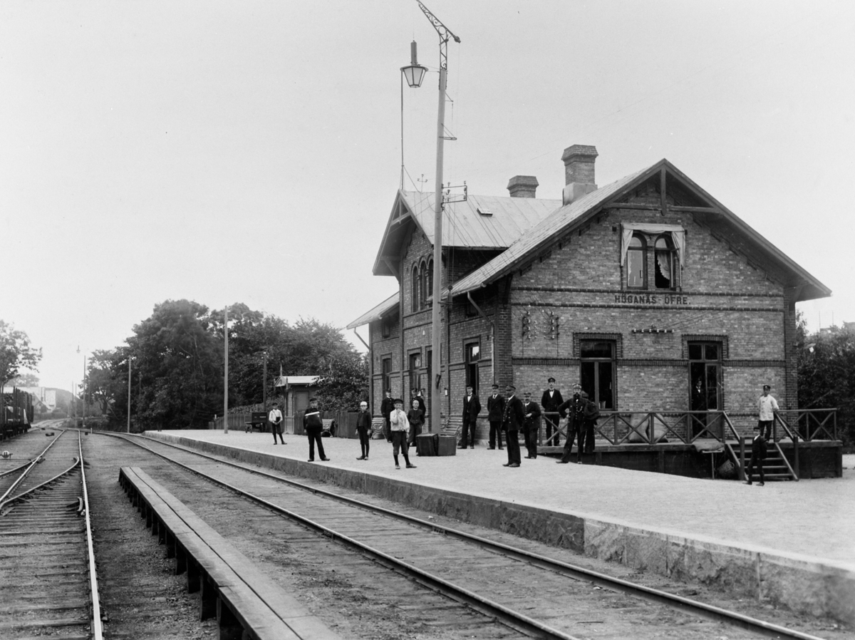Höganäs - Mölle Järnväg, HMöJ,  Höganäs Övre station.