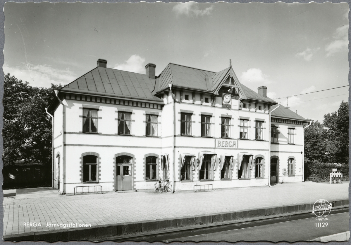 Järnvägsstationen i Berga, Högsby kommun.