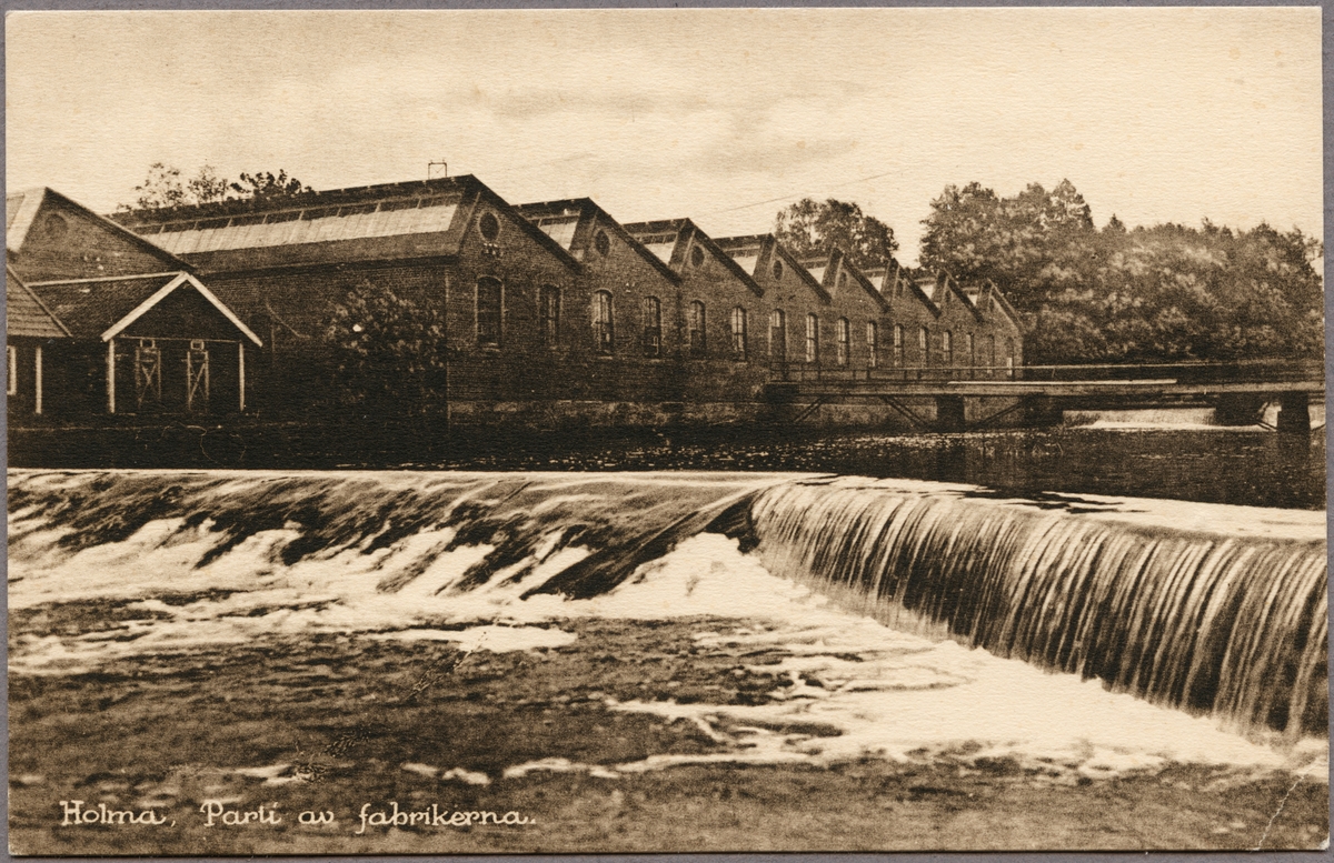 Holma textilfabrik i Madängsholm.