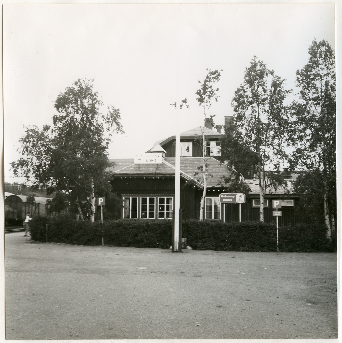 Järnvägshotell och restaurang vid Storlien station.