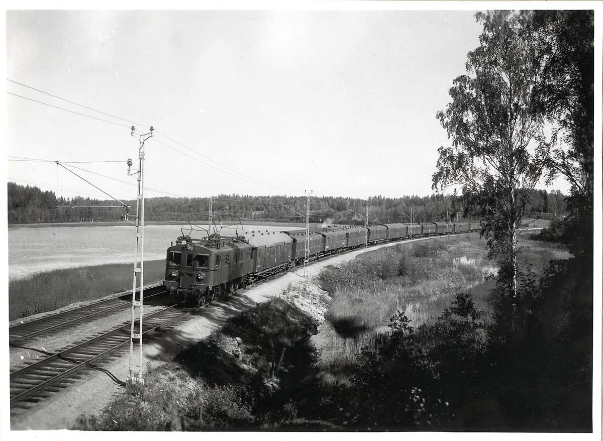 Statens Järnvägar SJ D 298 på sträckan mellan Södertälje och Järna.