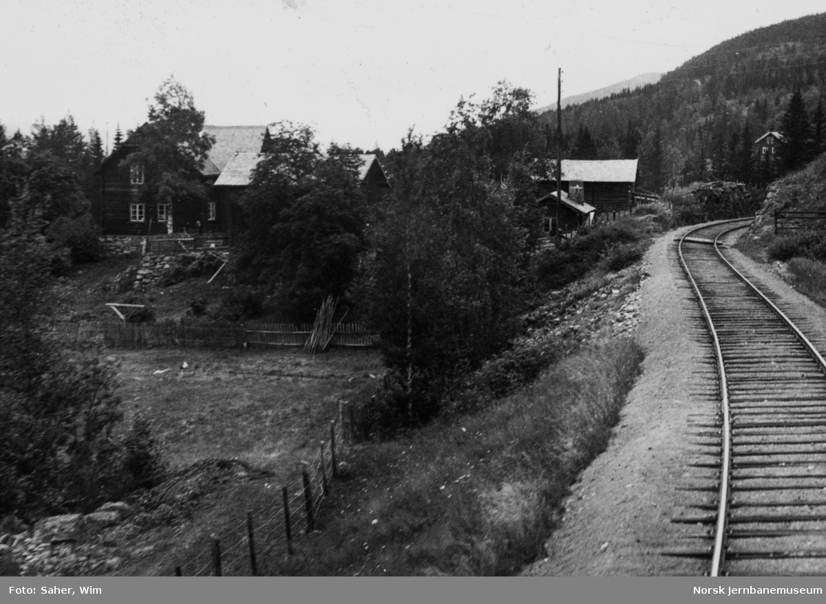 Langs Valdresbanen i nærheten av Bjørgo.