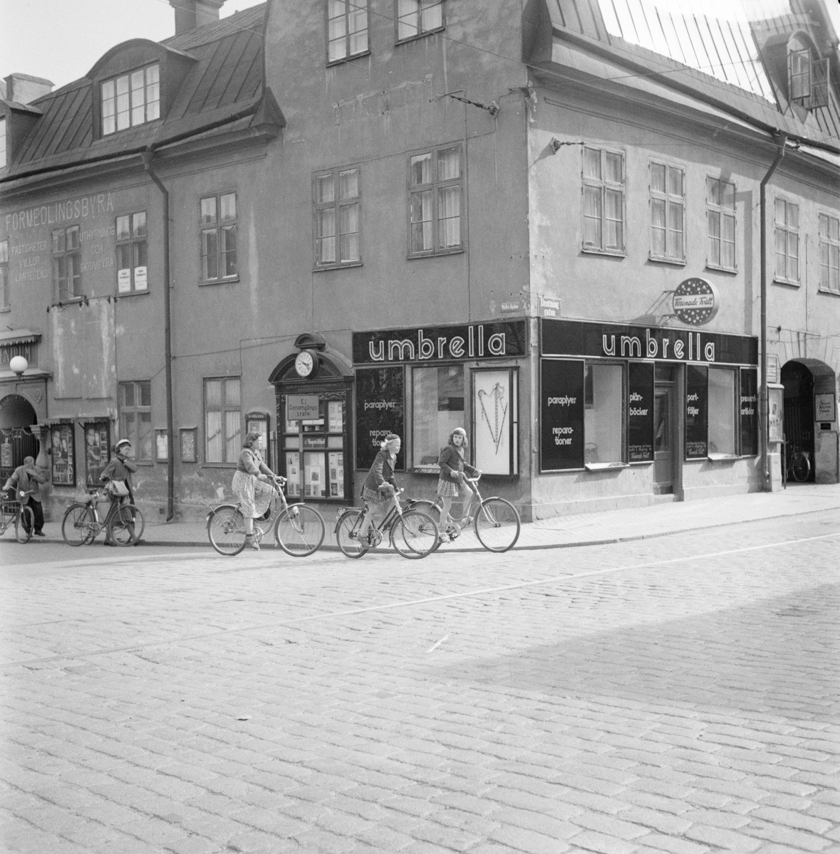Trafiksäkerhetskampanj, trafikvecka i Uppsala 1949