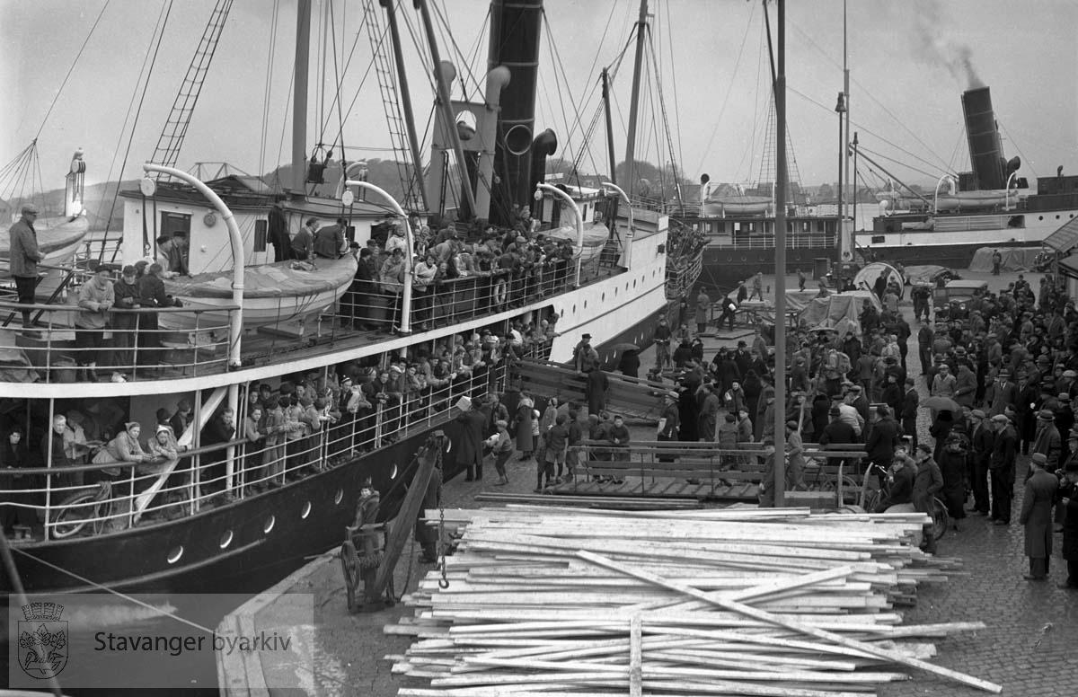 Påskebåt i Stavanger 23. mars 1937