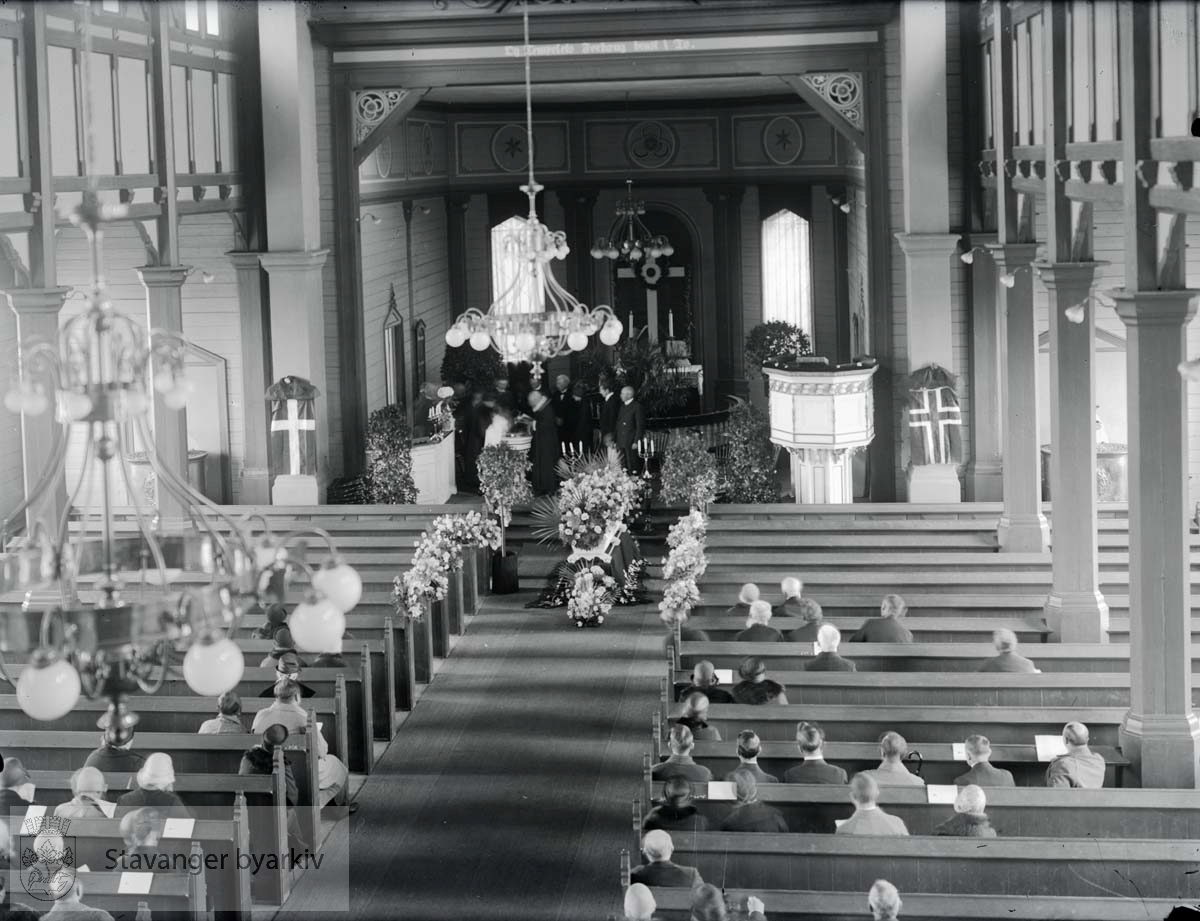 Begravelse i Hetland Kirke