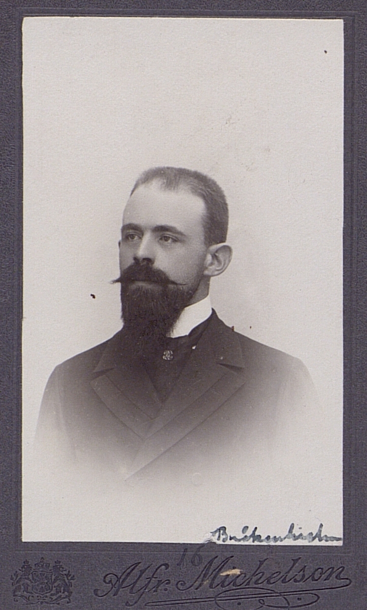 Richard Bråkenhielm, 1870-1931, amanuens i telegrafstyrelsen 1901-1908.