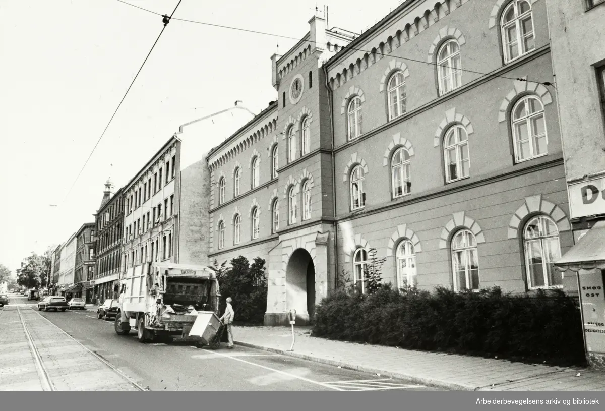 Grünerløkka. Thorvald Meyers gate 38. 1979 - Arbeiderbevegelsens arkiv ...