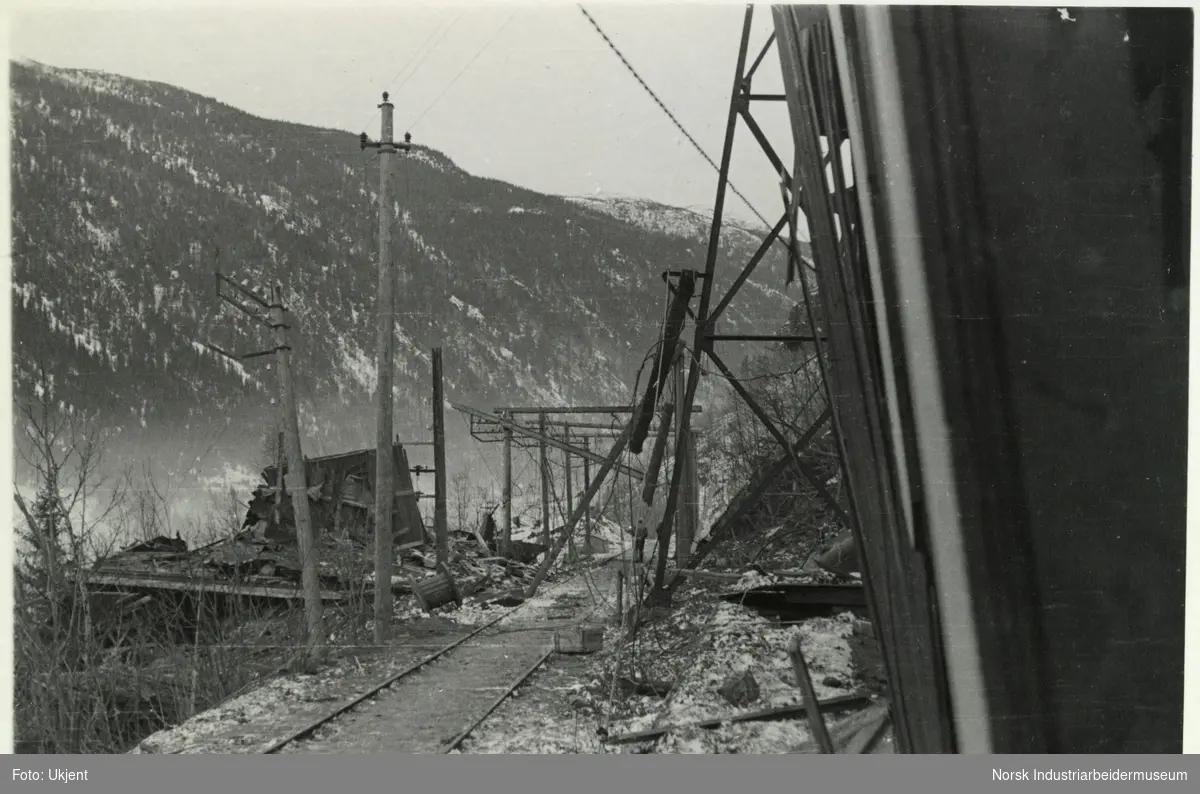 Ødeleggelse ved jernbanesport etter bombinga av Vemork i 1943