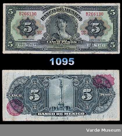 5 peso. Mexico.