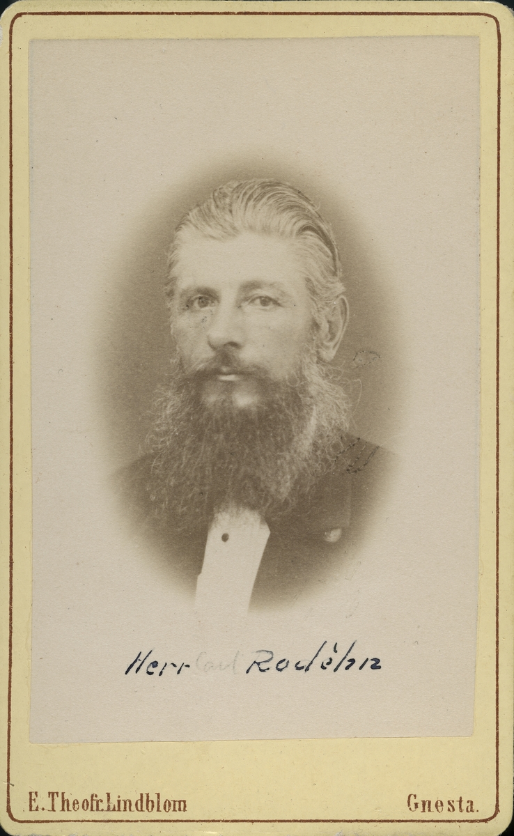 Herr Carl Rodéhn, 1877.