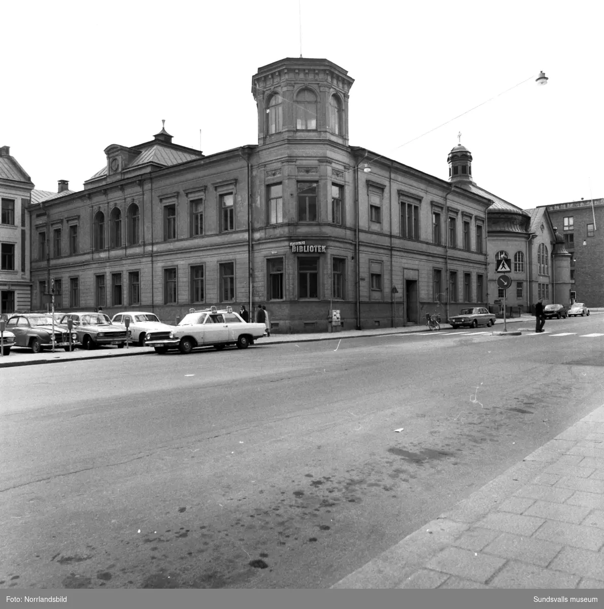 Stadsbiblioteket Vid Köpmangatan 15, Tidigare W6-huset. - Sundsvalls 