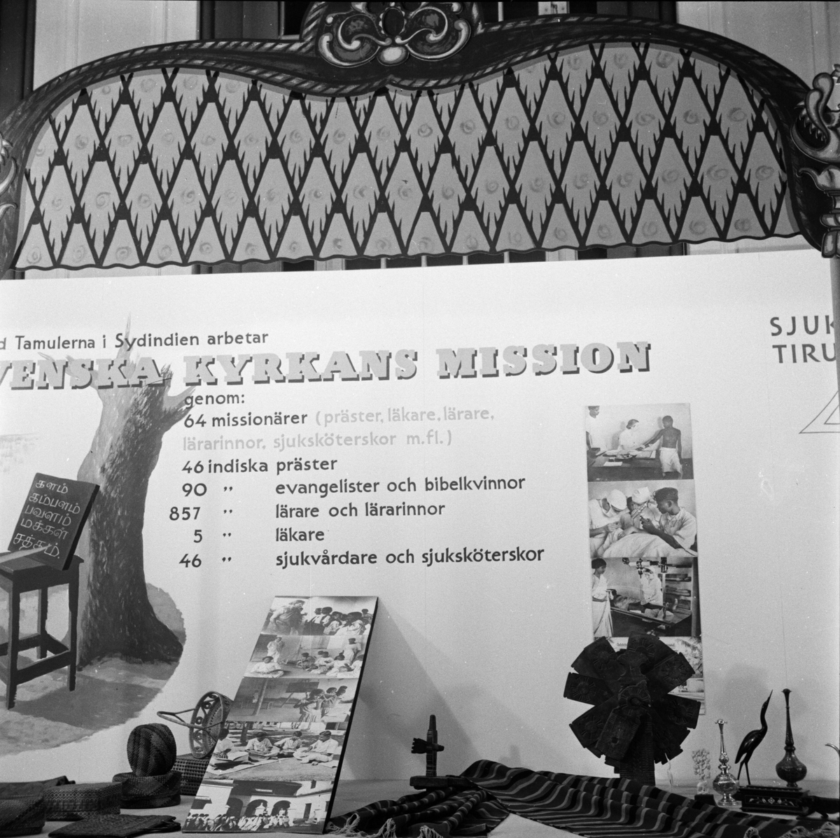 Svenska kyrkans missionutställning i samband med 75-års jubileet, Uppsala 1949