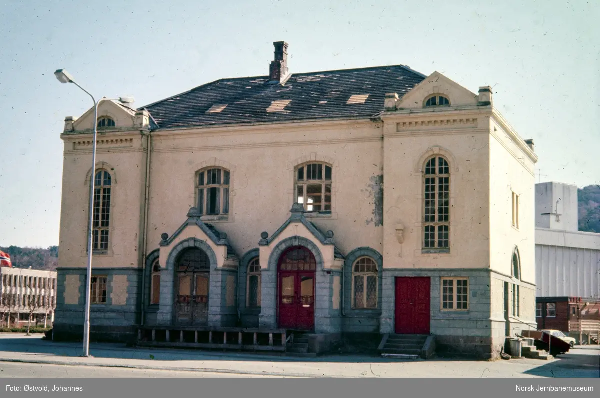 Den opprinnelige stasjonsbygningen i Egersund.