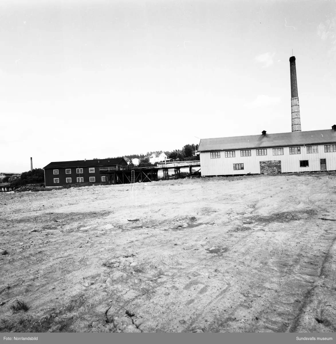 Båtmanufaktur AB, fabriken i Myrnäs, Alnö. Exteriörbilder.