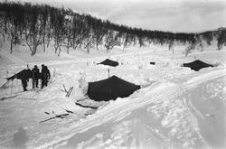 Befalsskolen Nord Norge, vinterøvelse på Melåheia mars 1976.