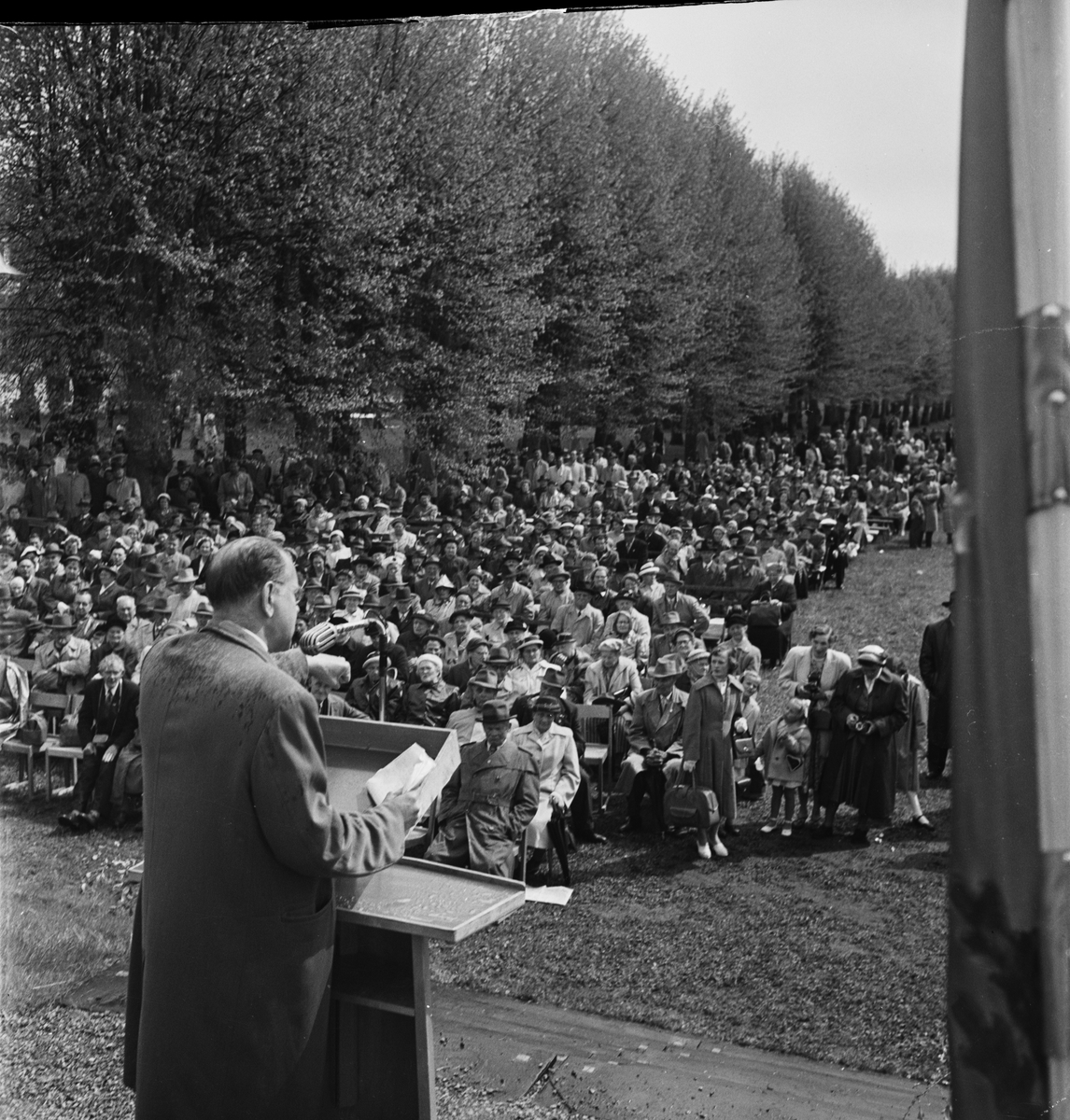 Österby Socialdemokratiska Arbetarkommuns jubileum, Österby, Uppland 1955