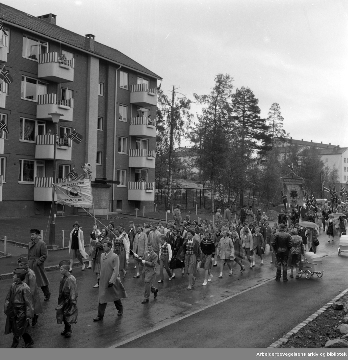 17. mai 1959 på Lambertseter.