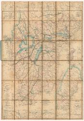 Post- och kommunikationskartor 1800-tal