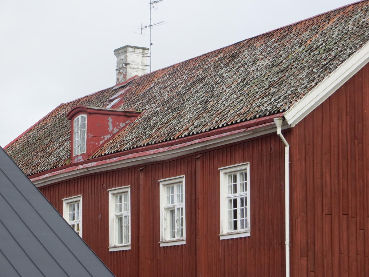 Exteriör, taket på hospitalsbyggnaden på Jamben 2 i Jönköping