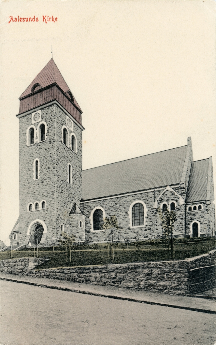 Prospektfotografi av Ålesund Kirke.
