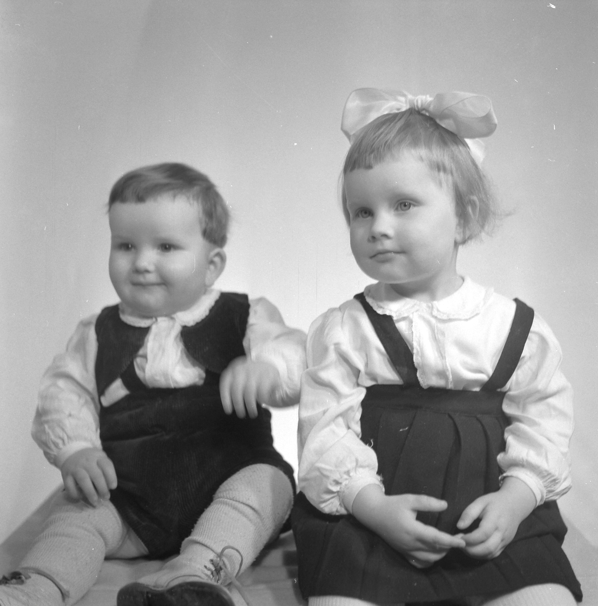 Kirsten Valberg med bror