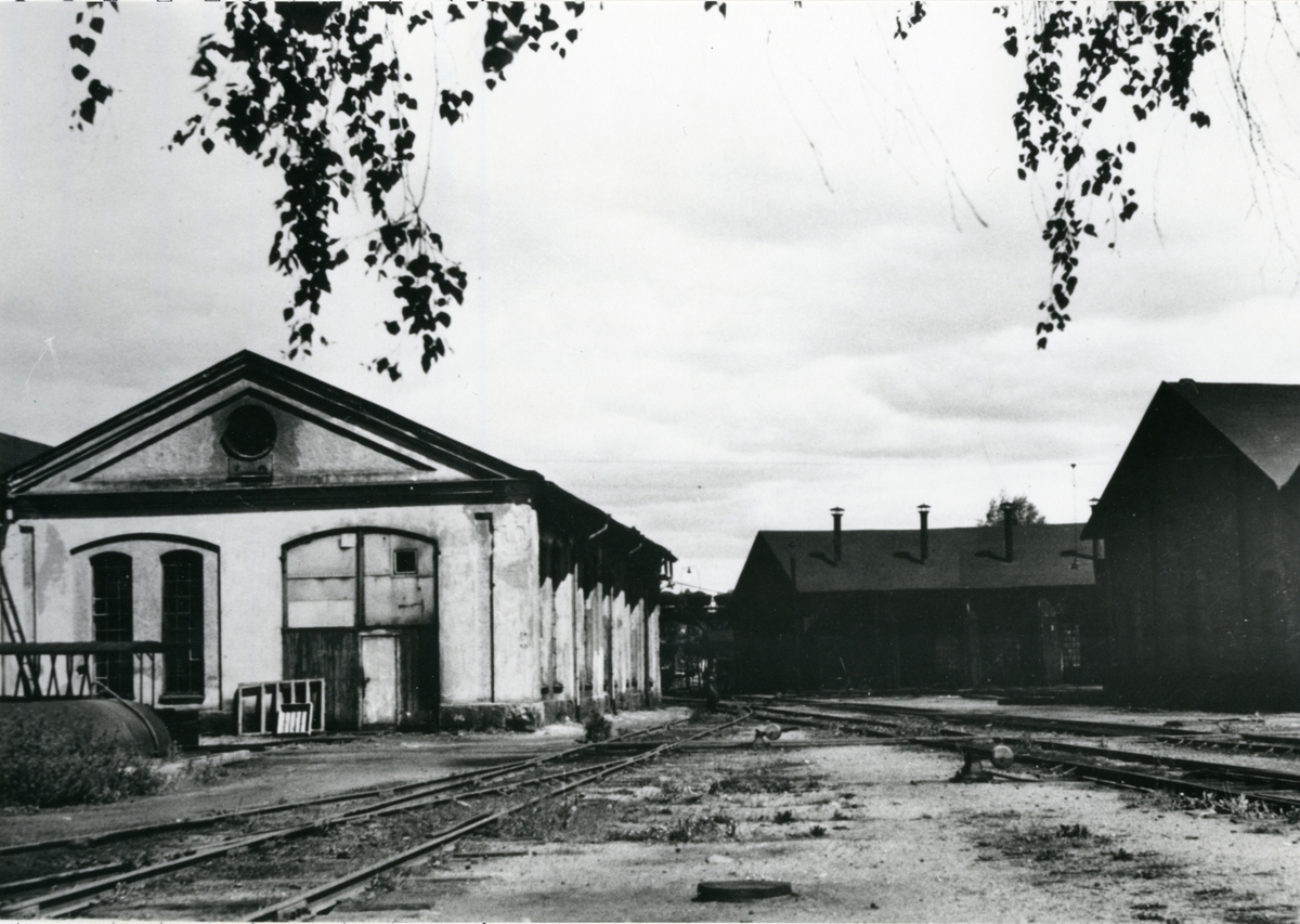Lokstallarna vid Lögarängen i Västerås,
mittemot gamla fängelset.