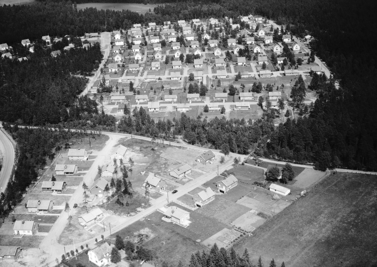 Flygfoto över Gislaved i Jönköpings län. Nr: 305/1961