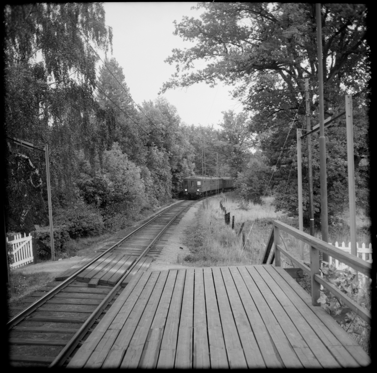 Driftplats längs med Saltsjöbanan.