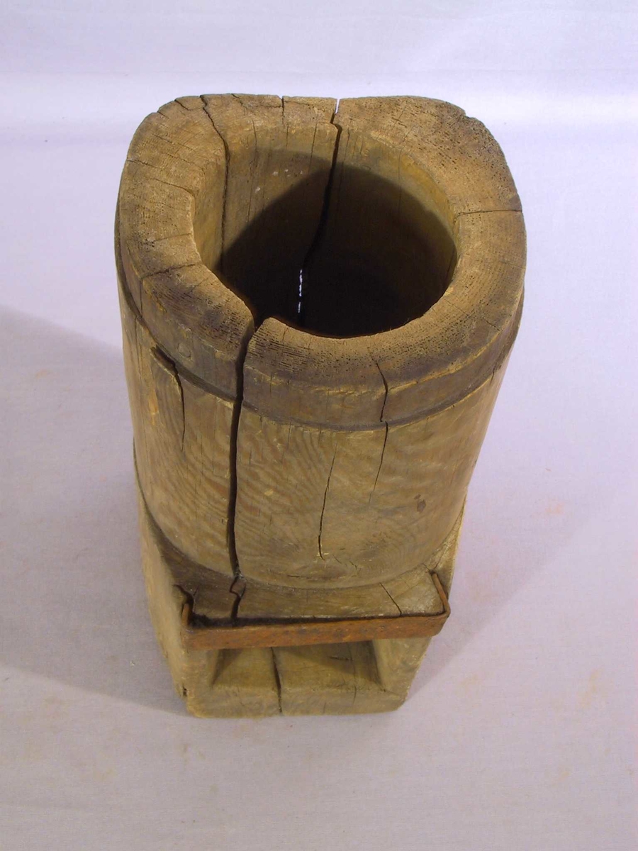 Form: Sylinderforma med flat underside
