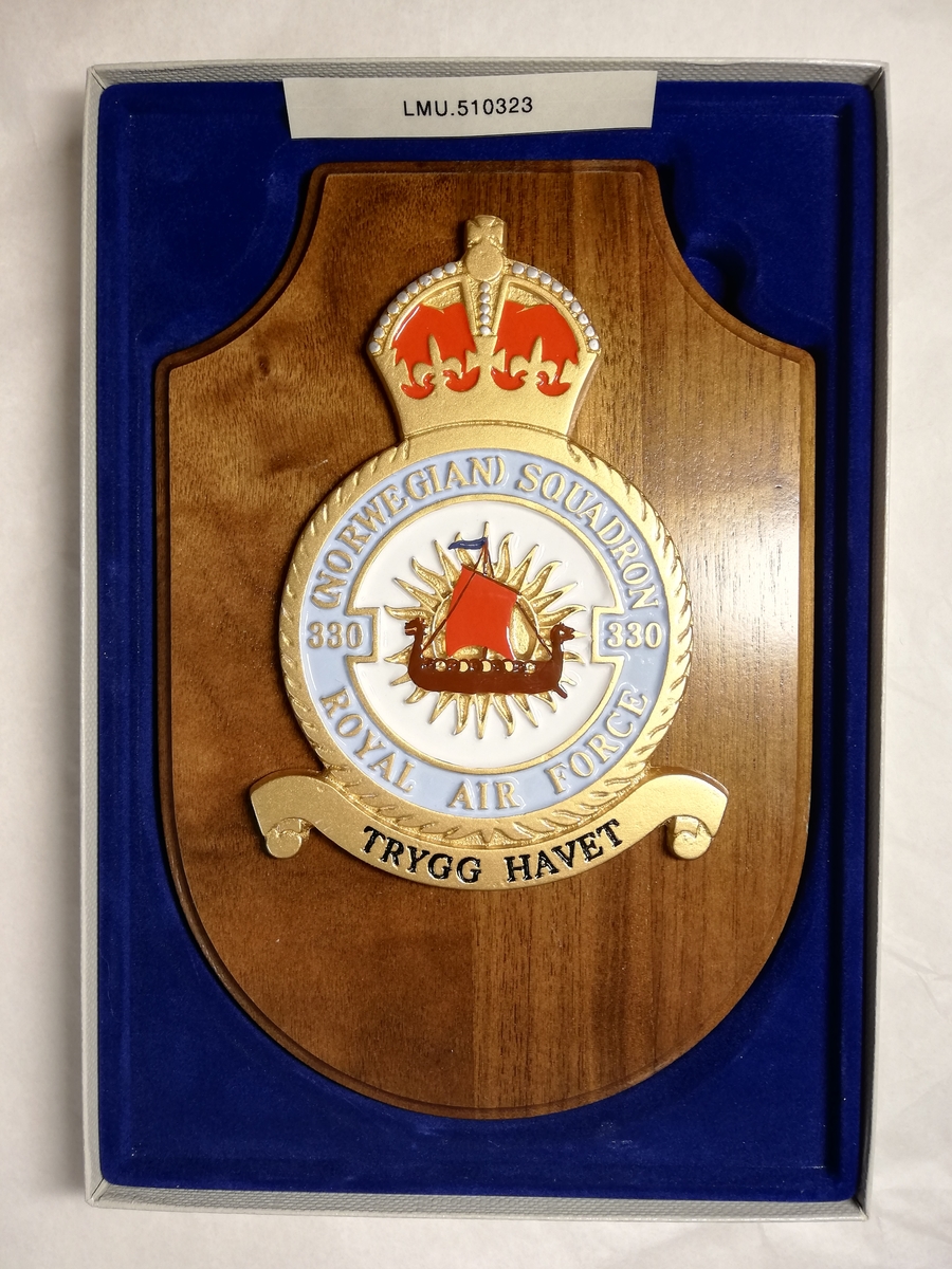 Våpenskjold 330 skv underlagt Royal Airforce under 2. verdenskrig