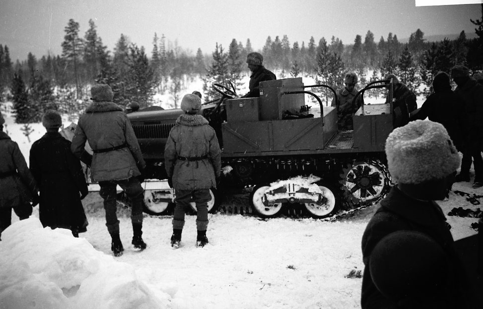Artilleritraktor Landsverk. Dragfordon till 21 cm Haubits m/17, A 6.