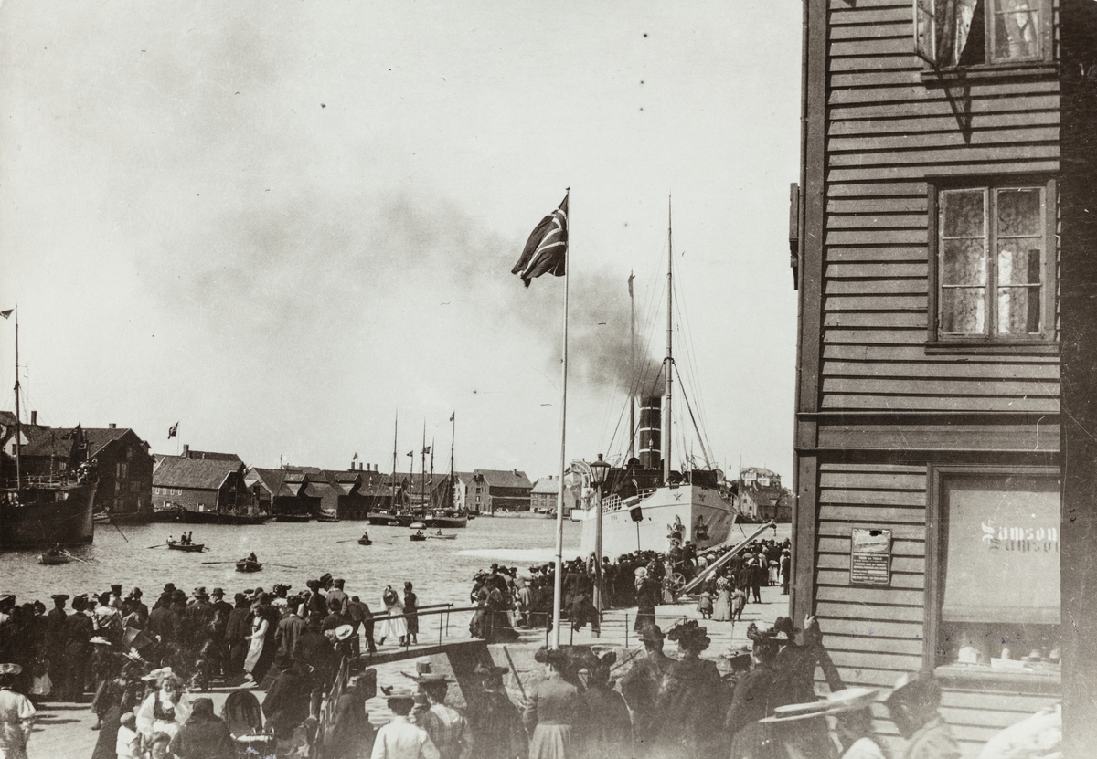 Smedasundet sett mot nordvest, 26. juli 1906.