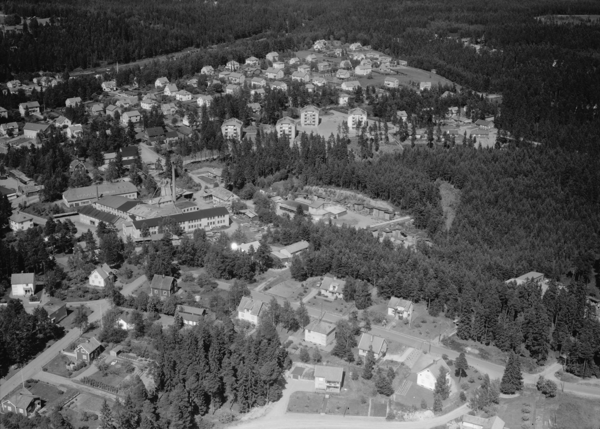 Flygfoto över Smålands Taberg, i Jönköpings kommun. 775/1964