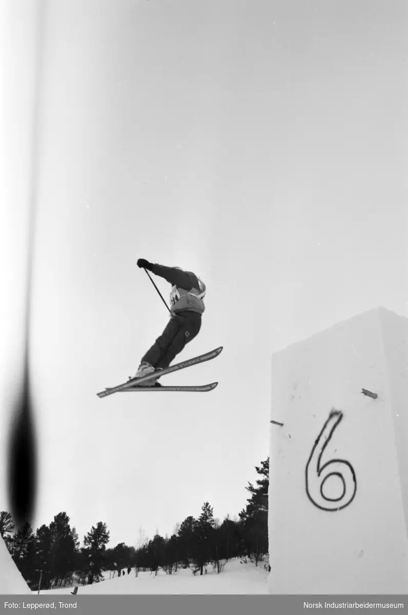 Skiakrobatikk under NM i freestyle i Rauland.