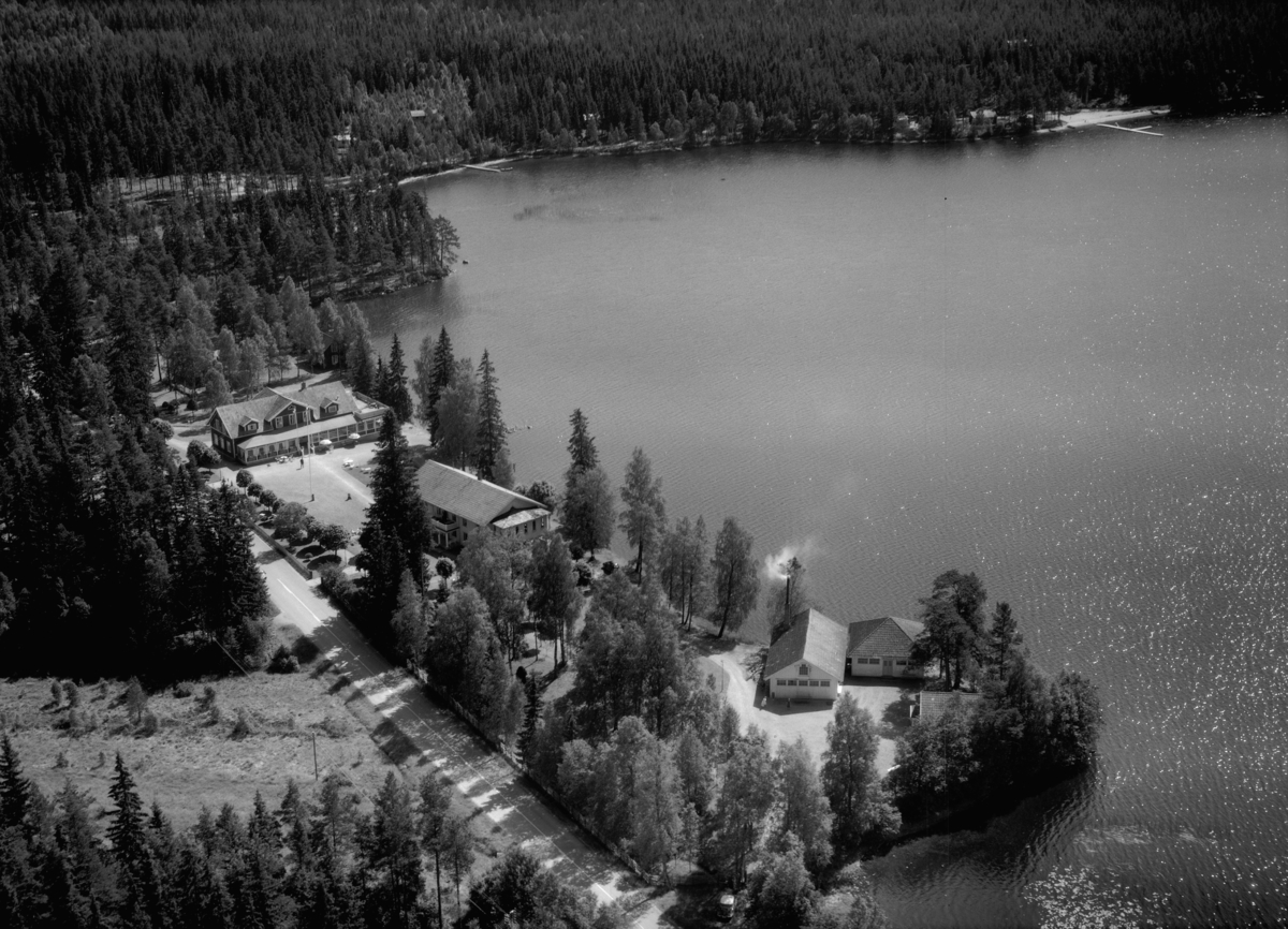 Flygfoto över Götarps brunn i Gnosjö kommun, Jönköpings län. 1255/1964
