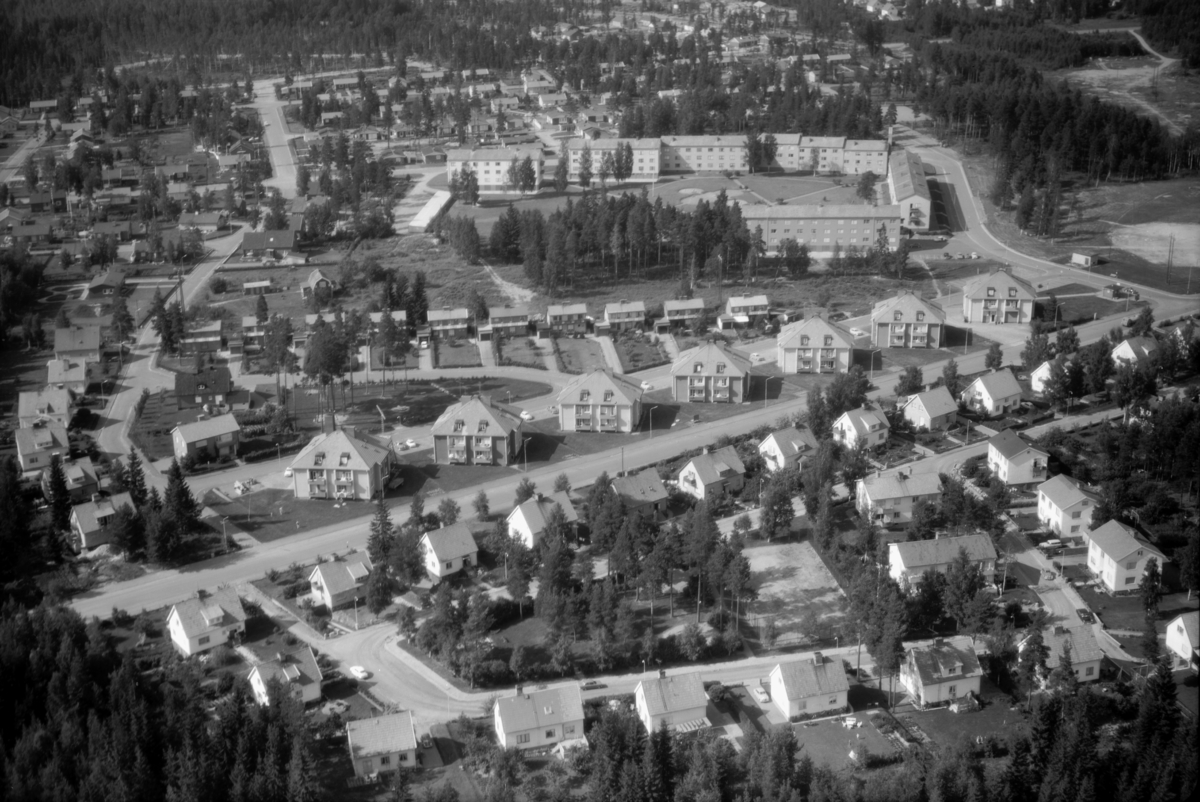Flygfoto över Vetlanda, Jönköpings län. 1224/ 1966