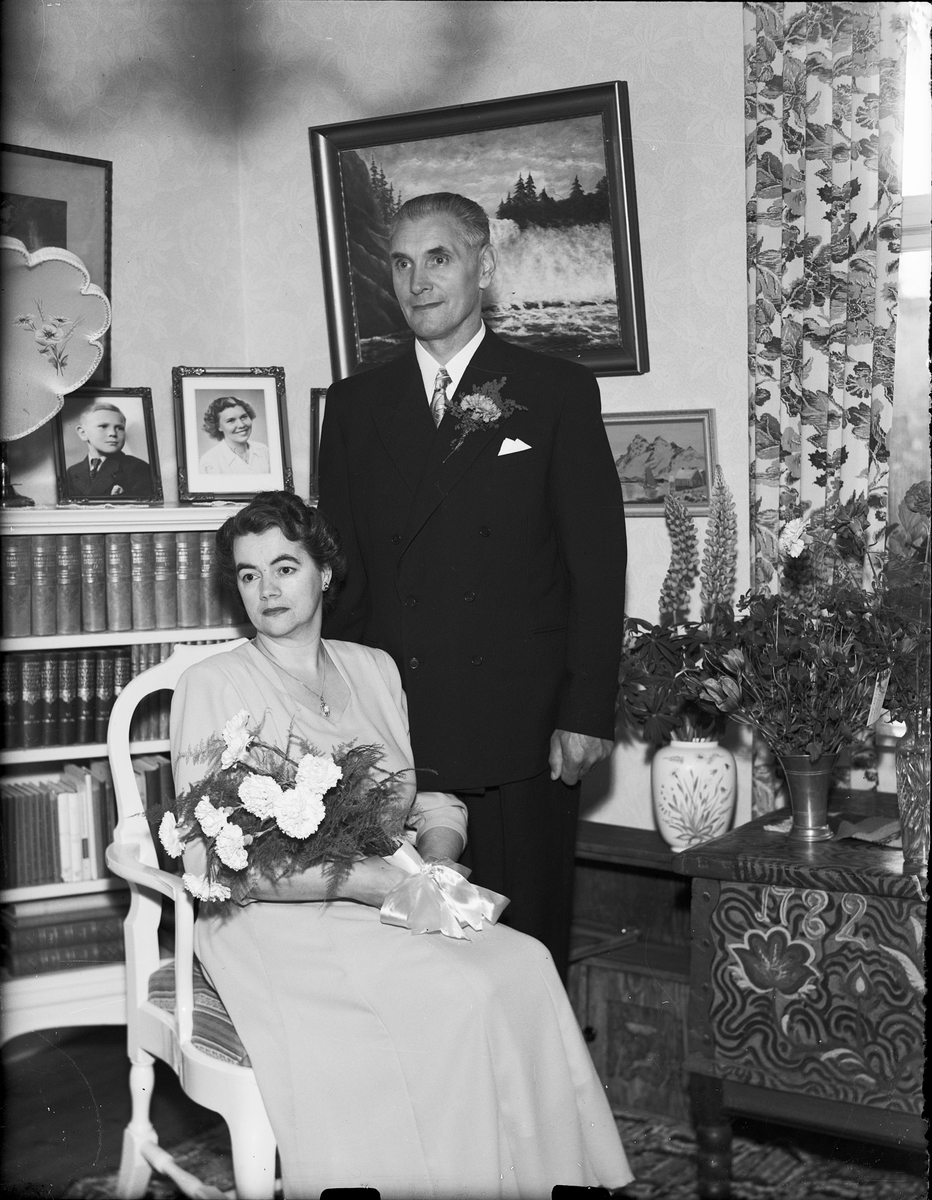 Oscar Godeau med fru, Östhammar, Uppland