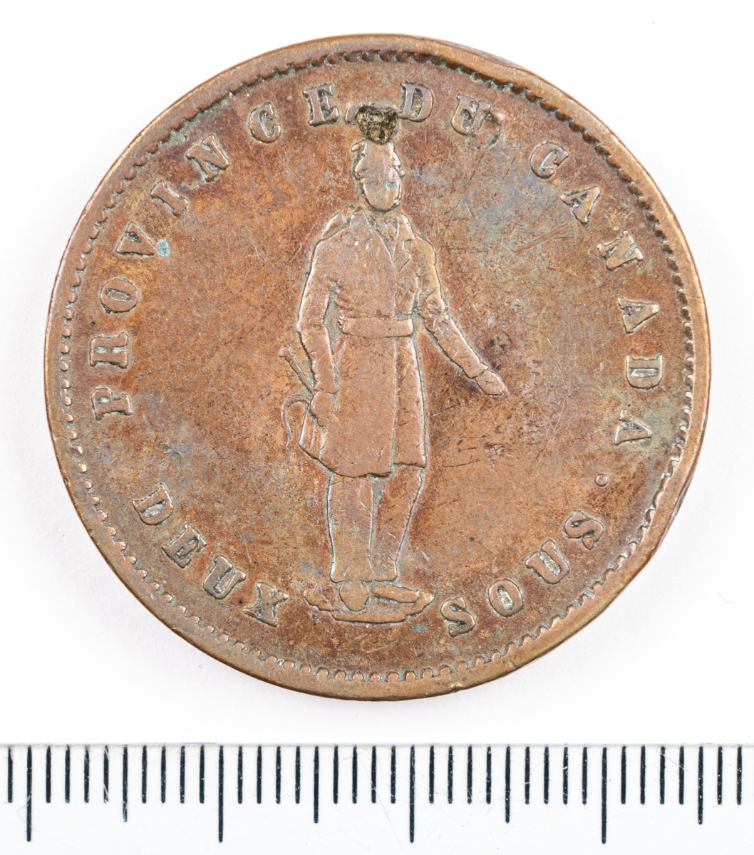 Mynt, Canada, 1852, 1 Penny.