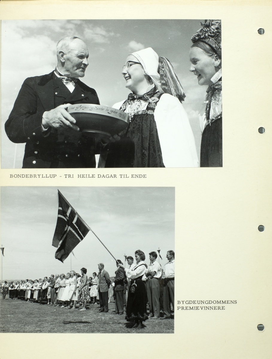 Dokumentasjon av landbrukets jubileumsutstilling i 1959