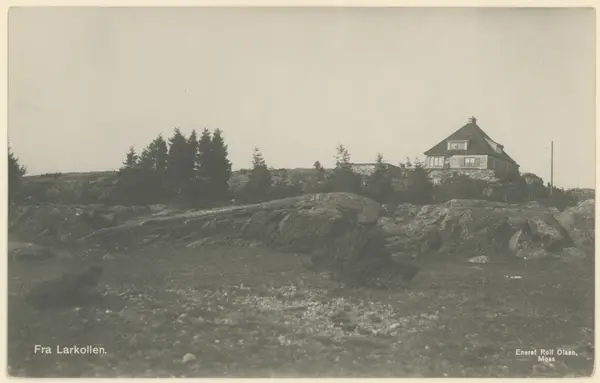 Larkollen (5 Postkort) - Mossebibliotekene / DigitaltMuseum