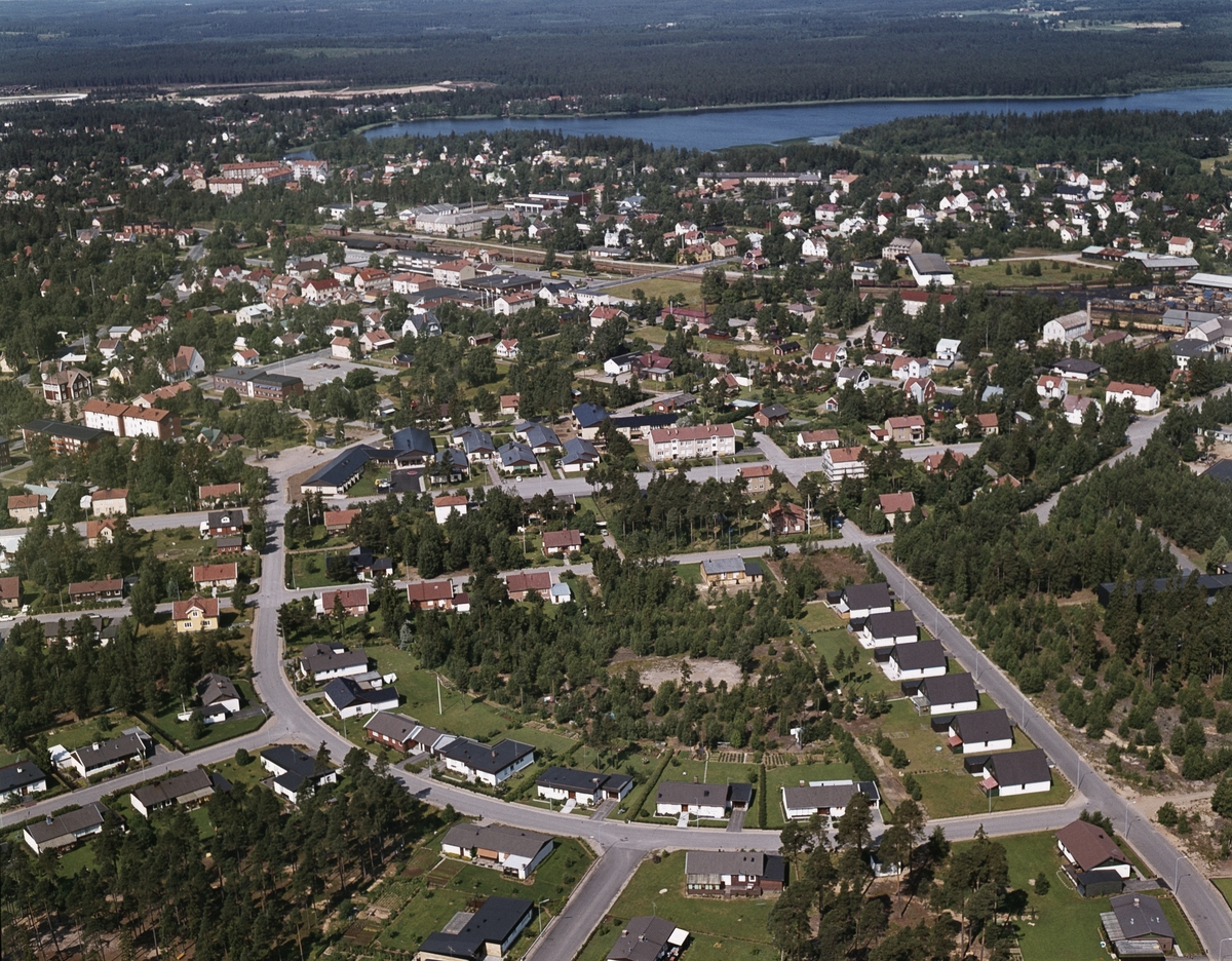 Flygfoto över Vaggeryd i Jönköpings län 45/1976